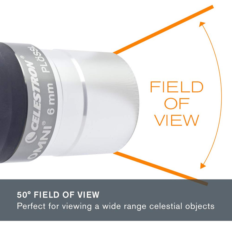 Celestron 93317 Omni Series 1.25" (6mm) Eyepiece 1.25" 6 mm Omni Eyepiece