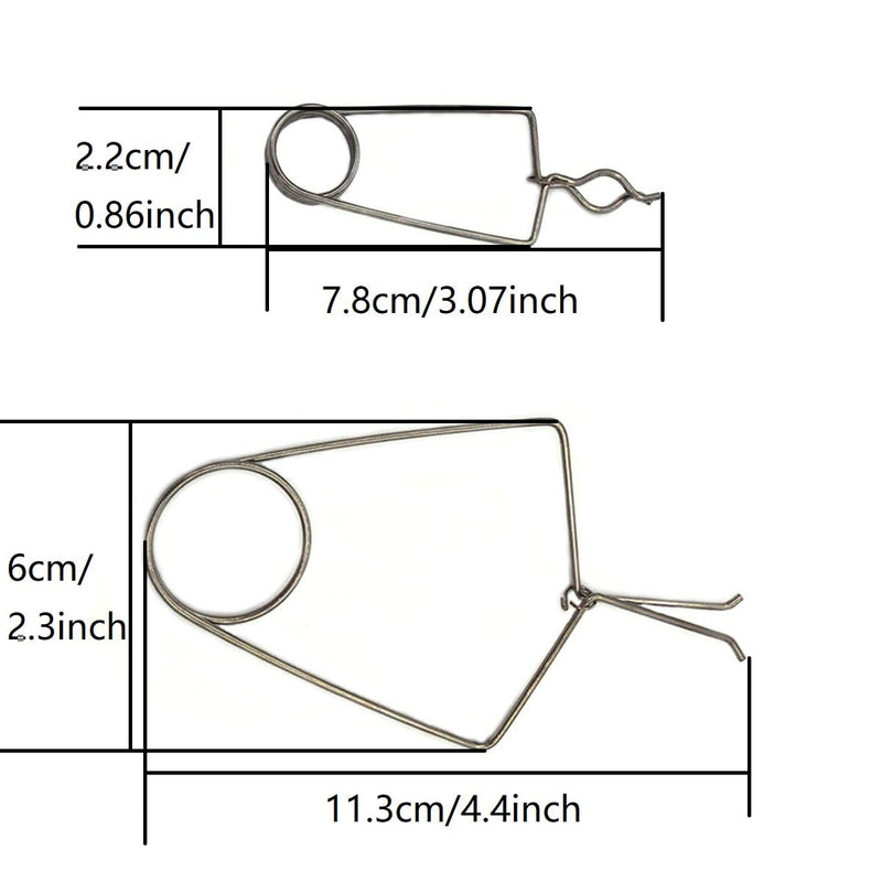 5Pcs Flute Pad Clips Welding Clamps Set Metal Flute Repair Clips 3Pcs Wind Instrument Welding Clips and 2Pcs Wind Instrument Indentation Clip for Trumpet Sax Clarinet Oboe Maintenance Tool