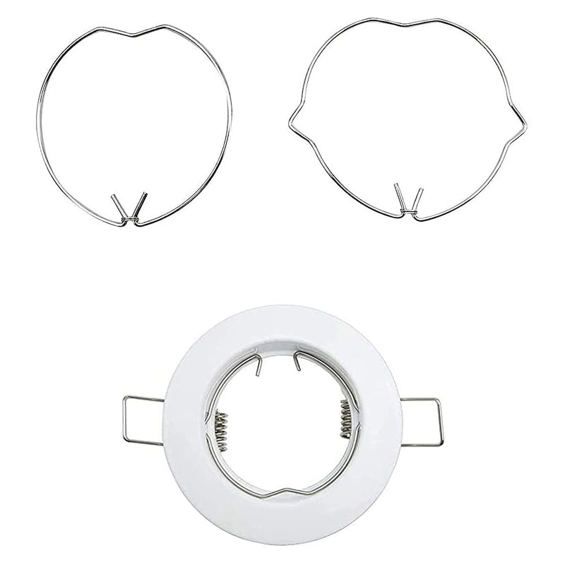 Pack of 20 Snap Rings for GU10 MR16 Diameter Downlight Retaining Spring Rings Clips LED Halogen Lamp Holder 50 mm