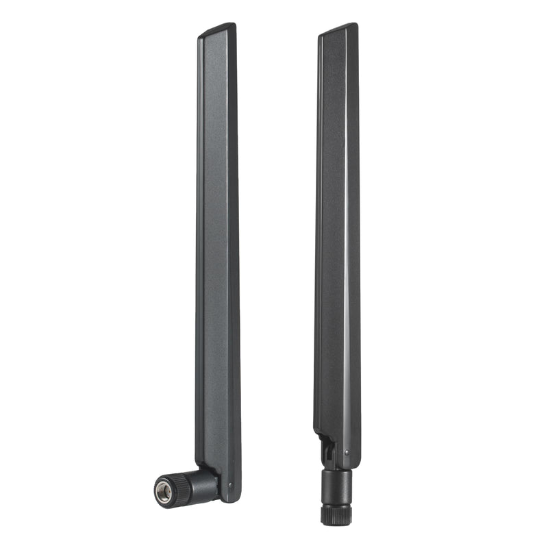 WiFi 6 6E Tri-Band 2.4GHz + 5 GHz + 6GHz 9dBi Omnidirectional Antenna for PC Desktop Computer PCI-E WiFi 6E Network Card Adapter Bluetooth Card Wireless Router（Pack of 2
