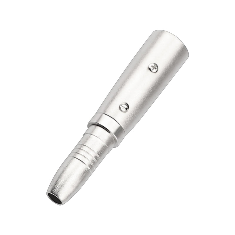 2PCS XLR Male to 1/4 Inch 6.35mm Female Adapter, 3-Pin XLR Male to Quarter Inch Female Jack Socket Audio Adapters Compatible with Microphone, Stereo, Mixer XLRM to 1/4" 6.35mm Female
