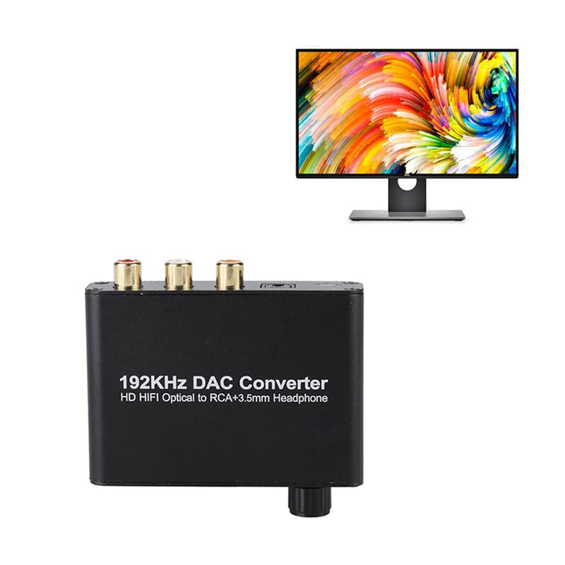 [AUSTRALIA] - Digital Audio Decoder 5.1 HD with Volume Adjustment,Support DTS/AC-3/ Optical Coaxial Toslink Analog Converter, for Network Player, HDTV, -ray DVD, DVD, , 360, DM500S, DM800HD 