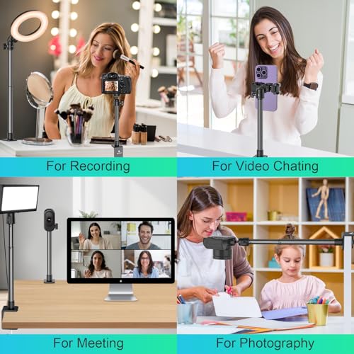 Ailight Adjustable Desk Camera Mount & Webcam Stand 10.8"-31.1" TS6001