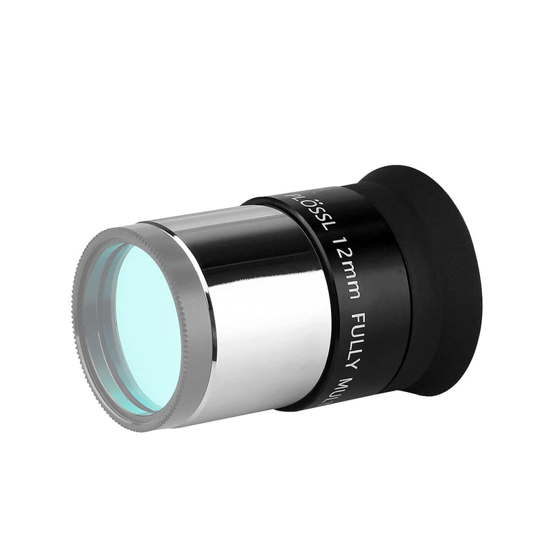 SVBONY SV131 Plossl Eyepiece, Telescope Eyepiece 12mm 1.25 Inch with 48 Degree Wide Field of View, HD Fully Multi-Coated Eyepieces for Observing Planet Lunar Surface