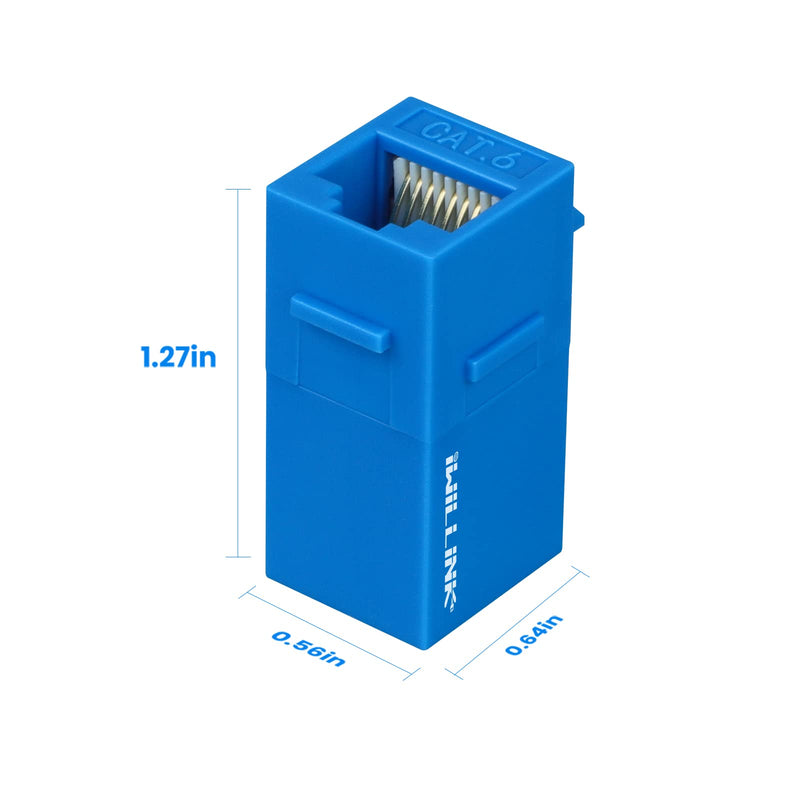 Iwillink (25 Pack) RJ45 Cat6 Shielded Coupler and 25-Pack RJ45 Cat6 Keystone Coupler