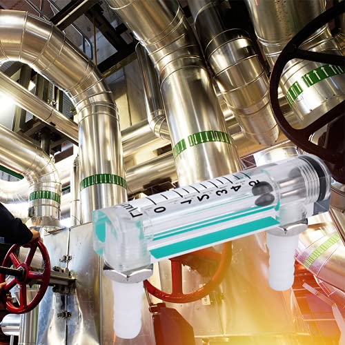 Gas Flow Meter, LZQ-1 Flow Meter 1~5 LPM Flow Meter Oxygen Carbon Dioxide Measuring Flow Meter for Measuring Controlling Gas Flow