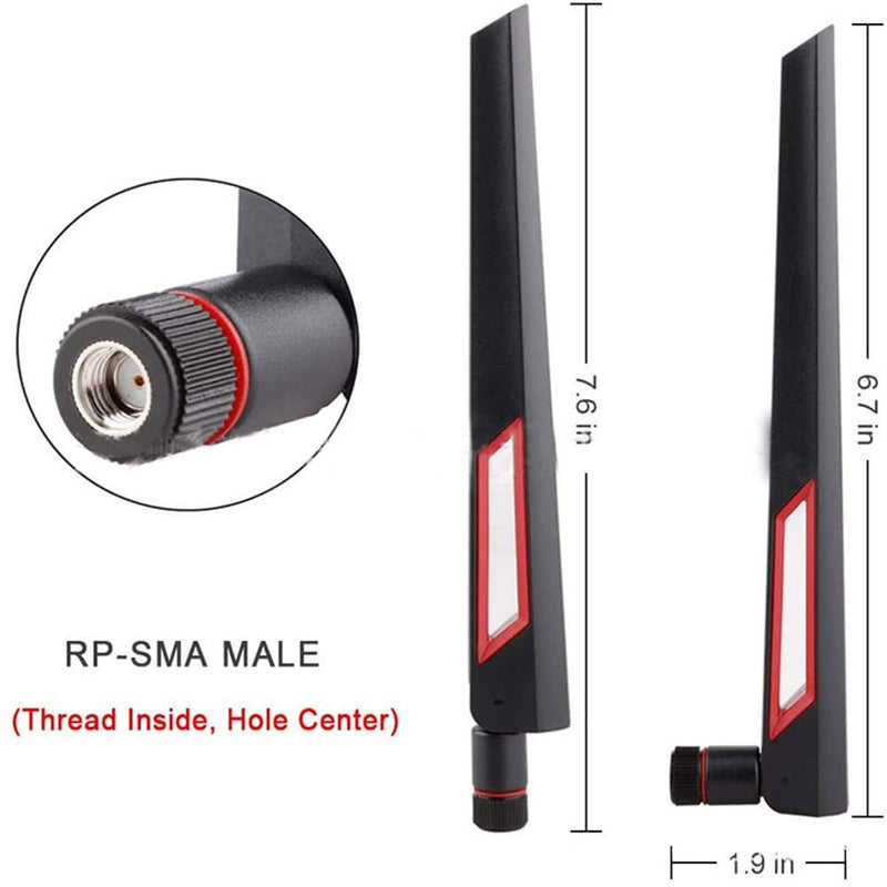 WiFi Antenna Dual Band 2.4GHz 5.8GHz 10 DBI RP-SMA Router for PCI-E WiFi Network Card USB Wireless Adapter Security IP Camera | WiFi Antenna Dual Band 2.4GHz 5.8GHz 10 DBI RP-SMA Router for PCI-E WiFi Network Card USB Wireless Adapter Security IP Camera