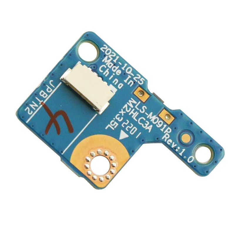 Gintai Power Switch ON-FF Button Board Replacement for Lenovo Yoga 6 13ALC7 82UD, Yoga 6 13ABR8 83B2 HLC3A 5C50S25306 LS-M091P Laptop Power Board