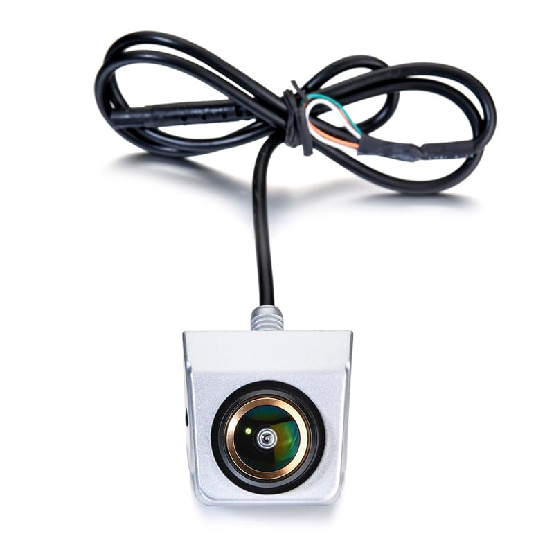 AHD 720P/CVBS Backup/Front View Camera Adjustable Fisheye Lens Cam with 4Pin to RCA Cable & Vehicle Camera for Cars SUVs Pickups Trucks RVs 170° Wide View Angle Night Vision & Silver Camera