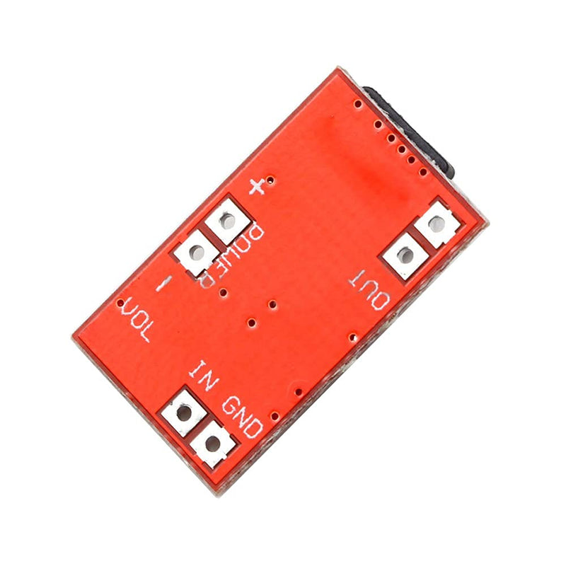 2PCS DC 5V-12V 6V 9V Micro Electret Microphone Amplifier Mini MIC Condenser Microphone Audio Amplifier Board Adjustable Gain 750mW LM386 AMP Module