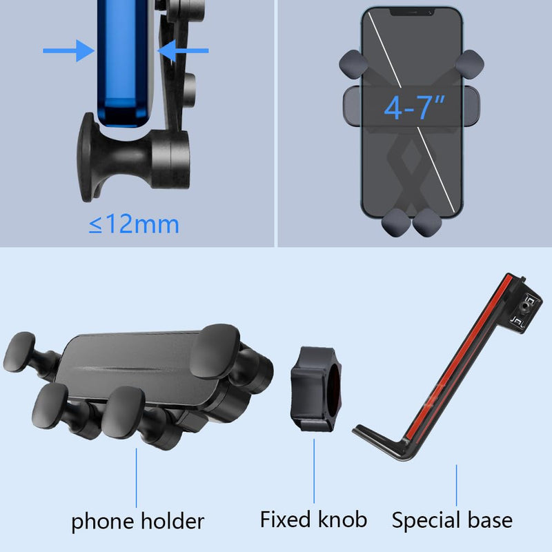 Car Phone Holder for Mercedes Benz GLB Class 2020 2021 2022 2023 2024 2025 GLA CLA EQB Auto Accessories Navigation Screen Bracket Interior Decoration Mobile Cell Phone Mount