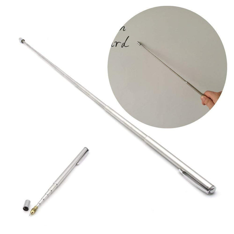Selling Wonderful 10PCS Stainless Steel Pen Size Pocket Pointer With Clip - Hand Pointer Extendable Telescopic Retractable Ballpoint Pen Pointer Handheld Presenter Classroom Whiteboard Pointer 10-PACK