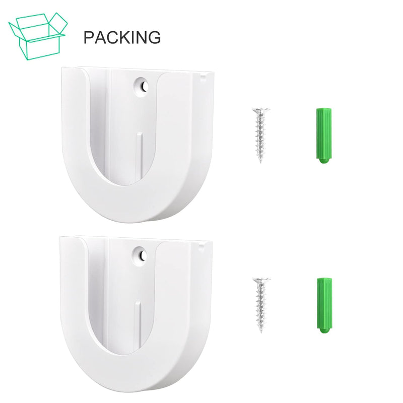 2 Pack Wall Mount for Blink Mini Indoor Camera,Strong Adhesive Camera Mount Base for Blink Mini Indoor Camera,Two Ways Easy Installation, No Drilling or Screw Secured Fixed (Camera not Included)