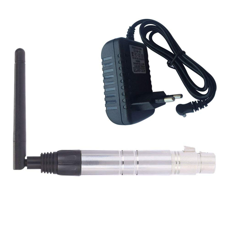 Lixada DMX512 DMX Dfi DJ 2.4G Wireless Receiver with Adapter Antenna Lighting Controller 23DBM High Power 1000M Ultra Long Distance for LED Stage PAR Effect Lamp dmx 512 receiver