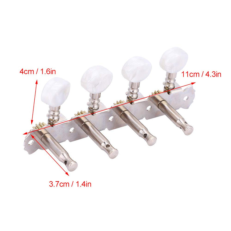 Mandolin Tuning Pegs 4L4R Acrylic Vintage Keystone Tuning Keys Machine Head 4L 4R Guitar Accessory Parts Tuners Set Replacements for 8 String