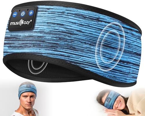 MUSICOZY Bluetooth Headband 2-Pack – Wireless Music Sleep Headphones Set for Men and Women