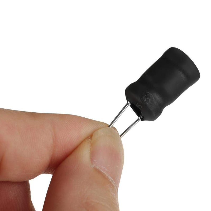 Inductors 10uH-10mH 12 Values Choke Coils Assorted Kit Electronic Inductors With Special Guide Pin Structure Small Vertical Inductors Take Up Less Space