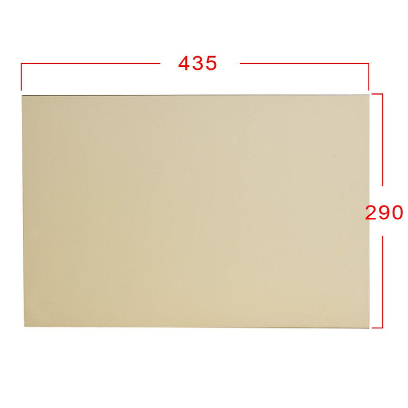 [AUSTRALIA] - 3 Ply Guitar Pickguard 29x43cm DIY Blank Guitar Bass Pickguard Scratch Plate Material Sheet for Strat Tele Electric Guitar Jazz Precision Bass (Cream) 