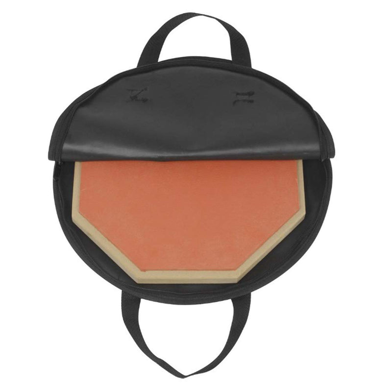 12 Inch Dumb Drum Bag,Rust-Proof Oxford Cloth Dumb Drum Practice Pad Bag with Zipper for Dumb Drum Storage