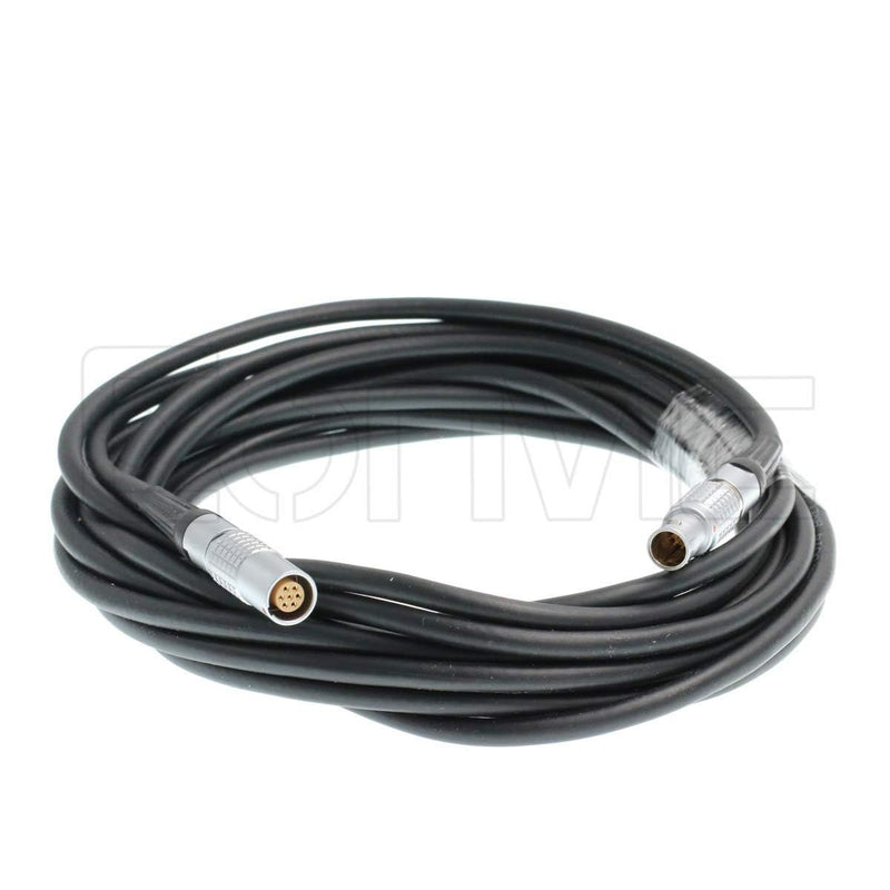 Eonvic 1B PHG 7 Pin Female to FGG 7 Pin Male Microphone Preamplifier Extension Cable for Norsonic Equipment (10 Meter) 10 Meter
