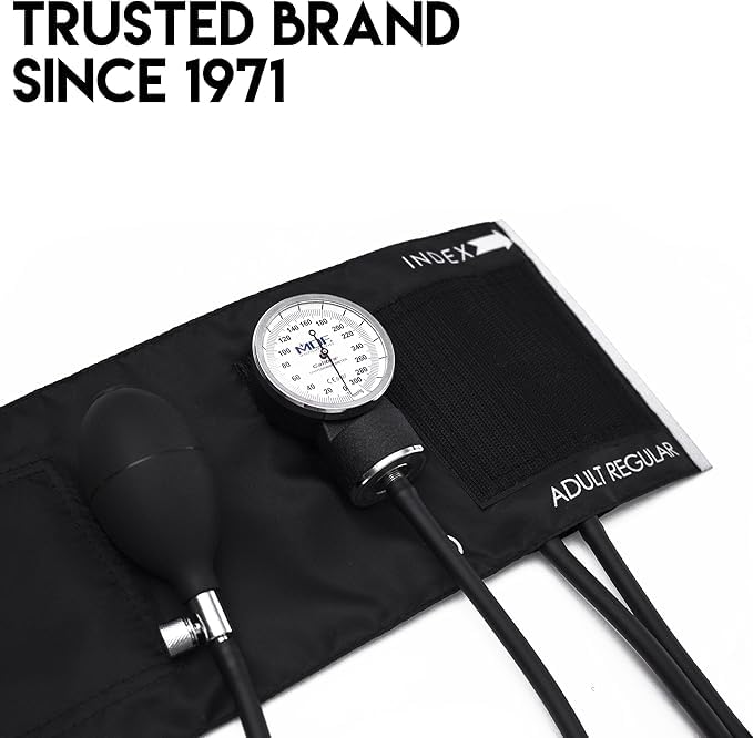 MDF Calibra Aneroid Blood Pressure Monitor Manual Black L