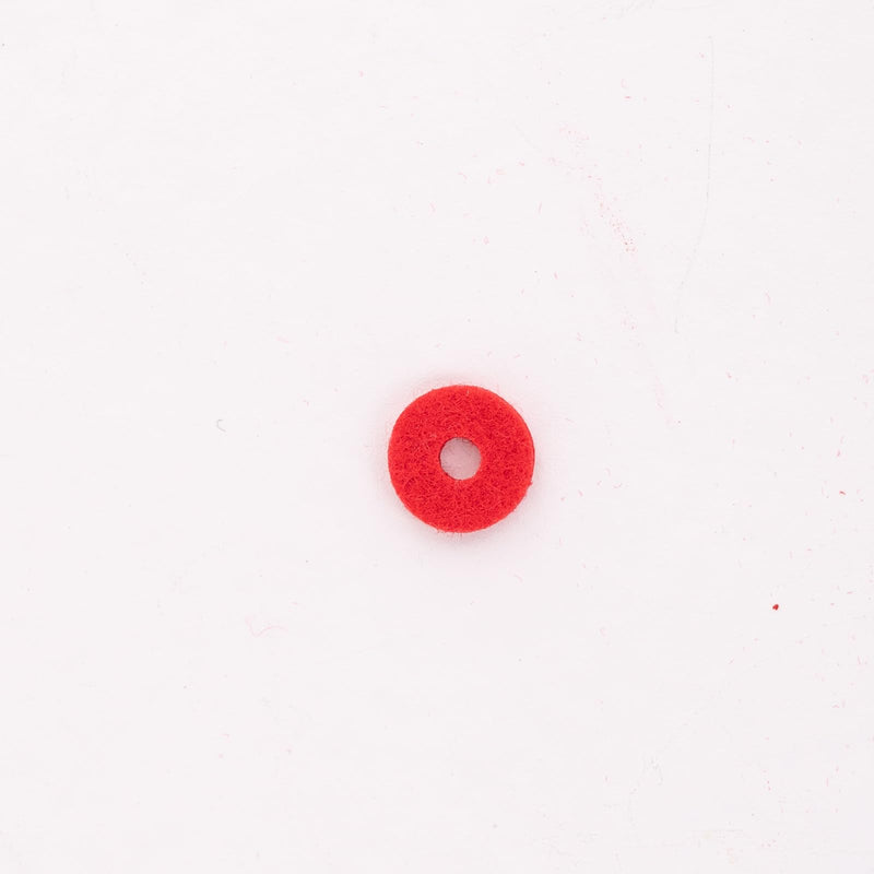 Piano Keys Felt Pad Pad Piano Accessories Round Red Felt Outside Diameter 12mm Piano Parts Accessories Small red washers in a package of 90
