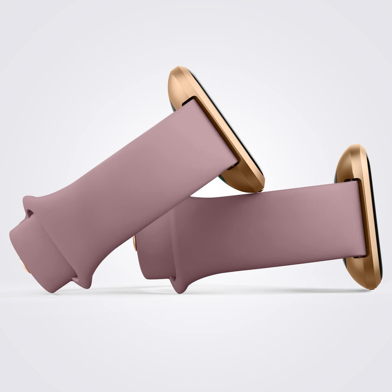 Vancle Silicone Bands Compatible with fitbit versa 2 watch bands women men, Soft Breathable Sport Replacement Wristbands for Fitbit Versa 2 / Fitbit Versa/Versa Lite/Versa SE Smoke Purple