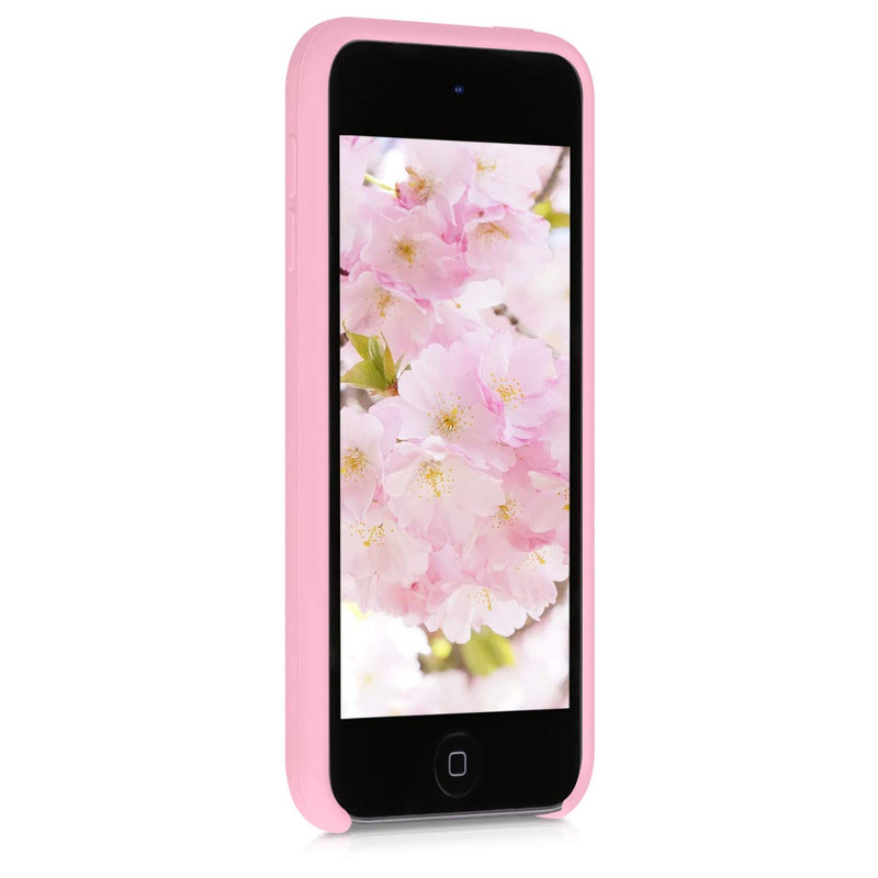 kwmobile TPU Silicone Case Compatible with Apple iPod Touch 6G / 7G (6th and 7th Generation) - Case Soft Flexible Protective Cover - Light Pink