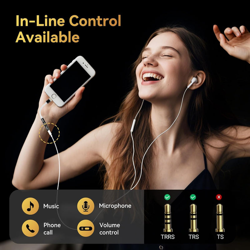 [AUSTRALIA] - USB C to 3.5mm Audio Adapter DAC Amplifier CX31993 Chip & MAX97220 High-Performance Audio Amp for Headphones, 70mW Output, JCALLY JM6 PRO 2 AUX Dongle for iPhone, Android, PC 