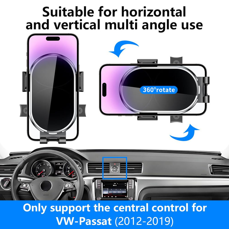Car Phone Holder for VW Passat 2012 2013 2014 2015 2016 2017 2018 2019 Auto Accessories Screen Interior Cell Mobile Mount case Accessory for VW Passat 2012-2019