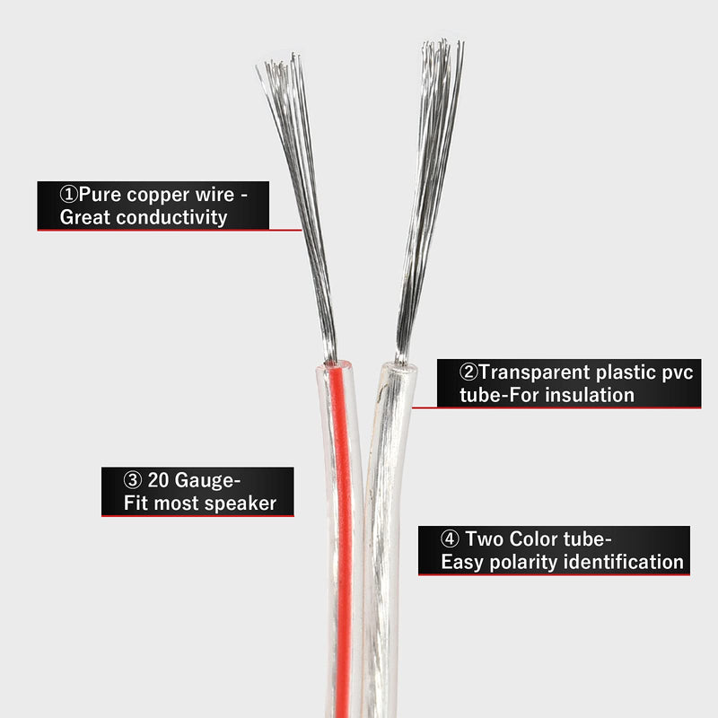 RED WOLF Speaker Wire Harness Connector for 2015-2021 GMC Sierra Chevrolet Silverado Chevy Sierra Buick Encore Lacrosse Cadillac Front Rear Door Replacement Speakers Adapter Plug 2 PCS