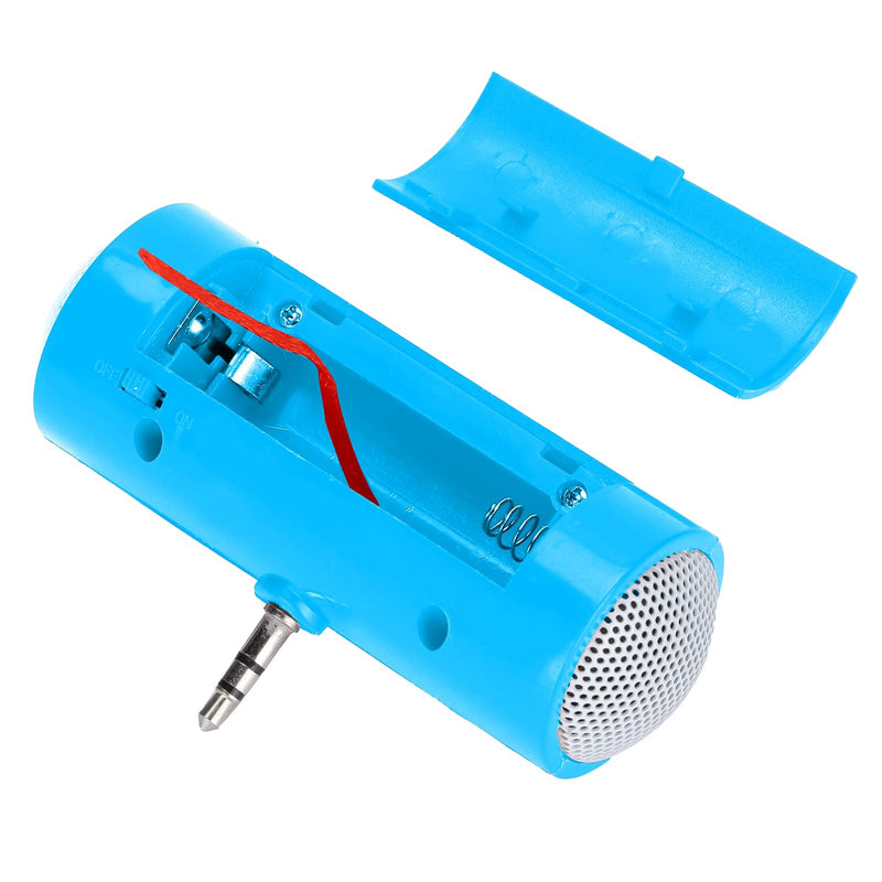 Mini Stereo Speaker,New DIY Pillow Speaker, True HD and Unique Soft Sound Portable Speaker, Portable Plug in Speaker with 3.5mm Aux Audio Input, for Mobile Phones and Tablets(blue) blue