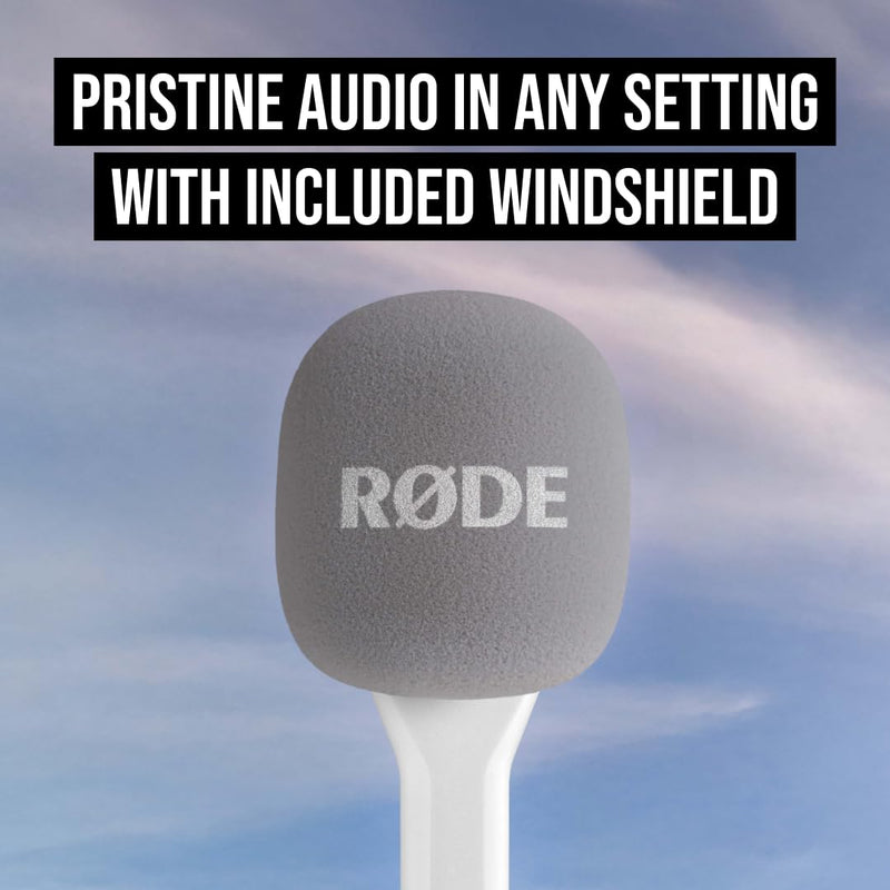 RØDE Interview GO Handheld Adaptor for RØDE Wireless Microphones (White) White