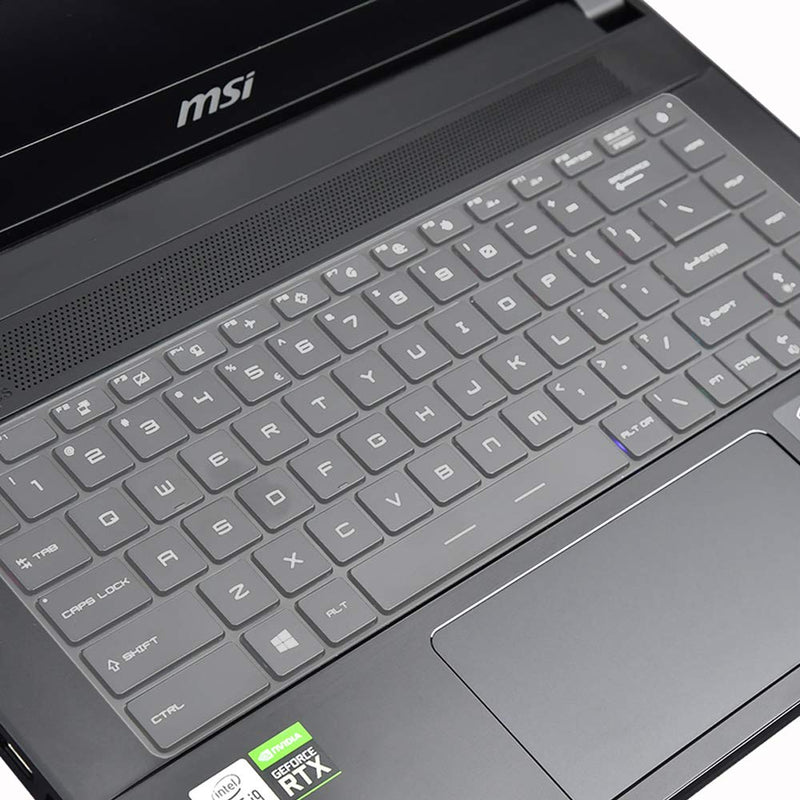 Ultra Thin Keyboard Cover for 15.6" MSI GS66 Stealth 10SFS 10SGS, GE66 WS66 GP66 Series 15.6 Inch Gaming Laptop Keyboard Skin Protector, 15.6" MSI GS66 Stealth Accessories, US Layout MSI GS66 GE66 WS66