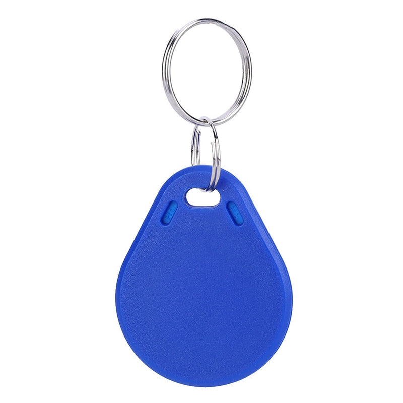 100 PCS 125KHz Key Fob Proximity ID Card Token Tag Keypad Card,Blue Keychains Proximity Card Key for for Door Entry,Access Control(ID Card) (ID Card)