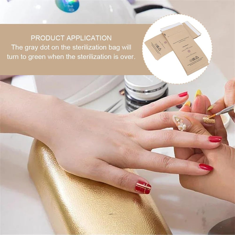 Sterilisation Bags, Pack of 50 Self-Sealing Sterilisation Bags, Disposable Sterilisation Bag, Dental Tool Sterilisation Bag, Sterilisation Bag Self-Adhesive Sterilisation Bag