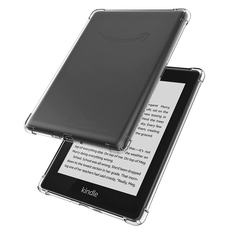 Clear Case Compatible for 6" All New Kindle 10th Generation 2019 Release (NOT Fit Kindle Paperwhite/Kindle Oasis),Slim Soft TPU Silicone Case Cover Skin for Kindle 10th Gen 2019 (Transparent) Transparent