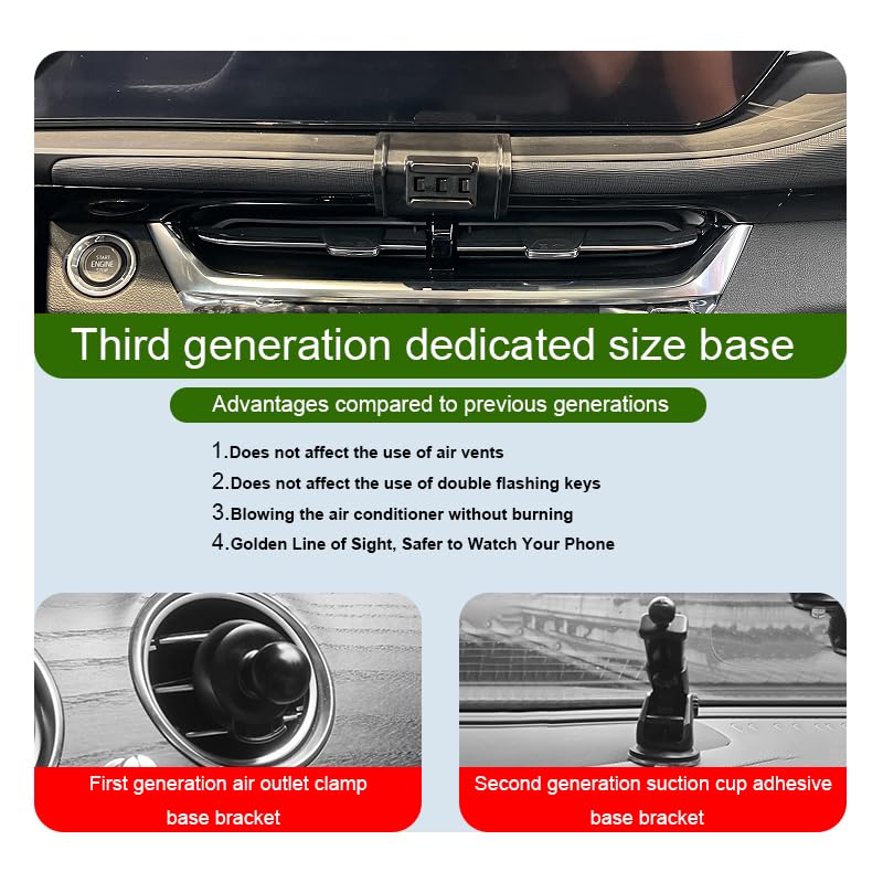Car Phone Holder for Buick Envista Auto Accessories [Only for 2024 2025 Envista] [Auto Lock Hands Free Cell Phone Mount Car fits for iPhone & All Smartphones]