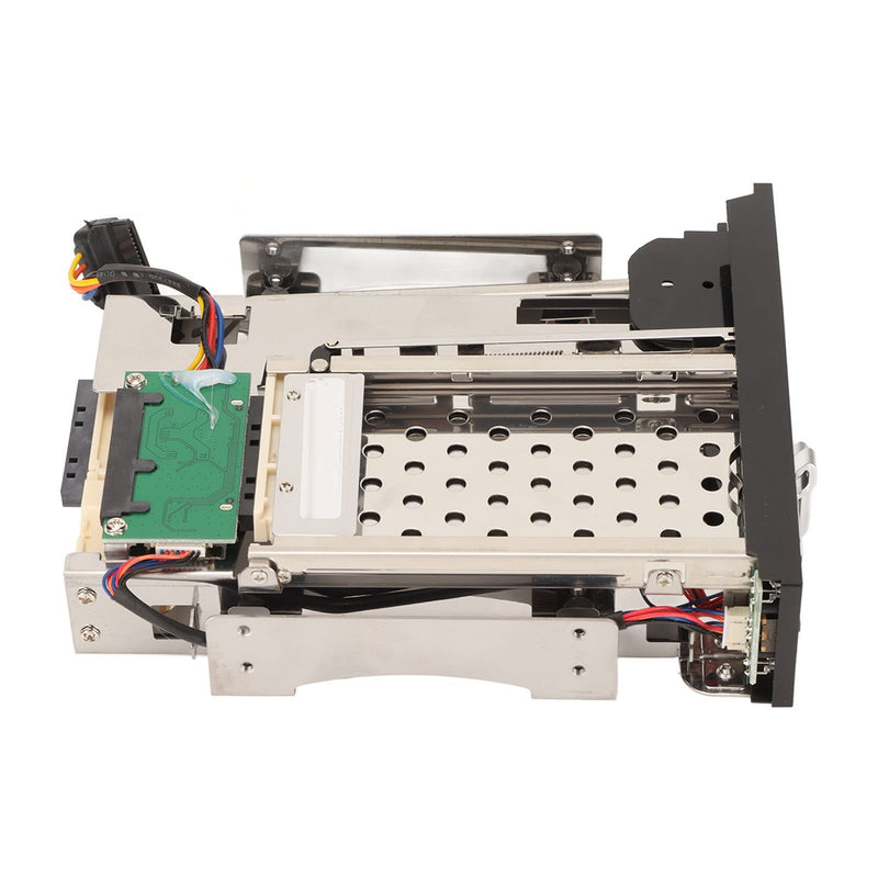 Mobile Rack Cage for 2.5" SSD & HDD, Bay SATA III HDD SSD Enclosure Backplane - Tray Less