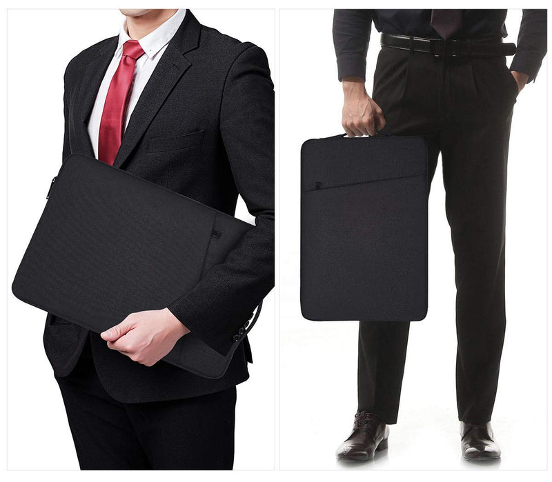 17.3 Inch Laptop Carry Bag with Handle for HP Envy 17 17t/Pavilion 17/Omen 17, Acer Predator 17, Dell Inspiron 17/Dell G3 G7 17.3, Lenovo Ideapad 330 L340, MSI GS75, 17 inch Waterproof Laptop Case 17-17.3 Inch Black