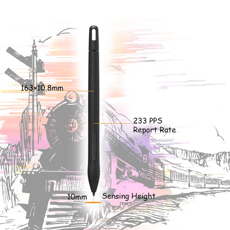 GAOMON Battery-Free Pen AP31 with 8192 Levels Pressure Sensitivity for GAOMON M10K2018 Graphic Tablet Only