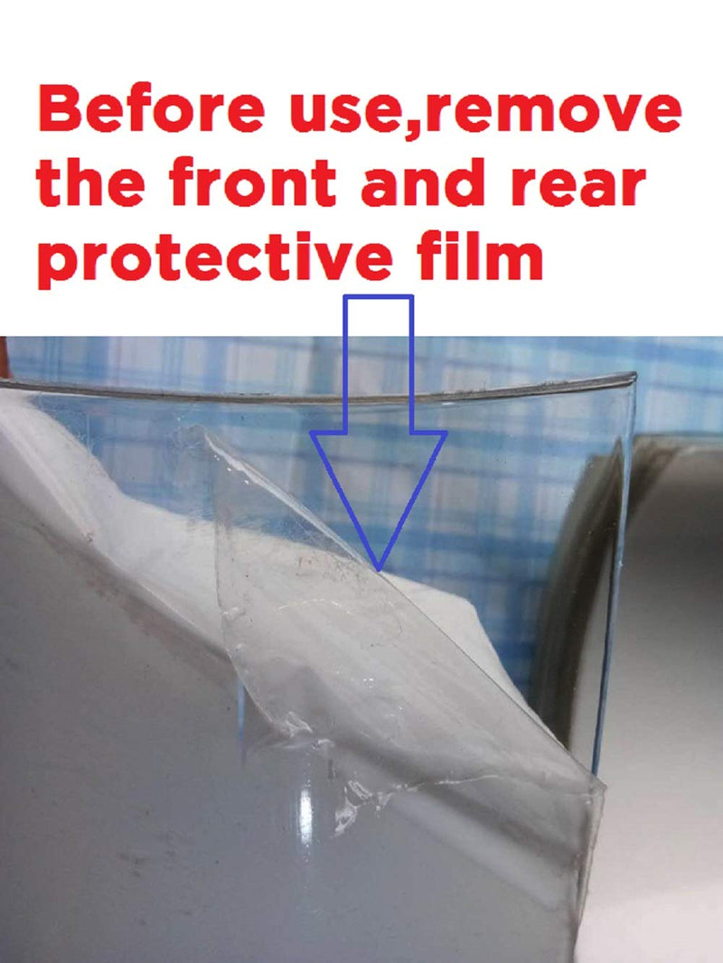 Sandblasting Hood Replacement Lens 2 pieces Replacement Lens Acrylic
