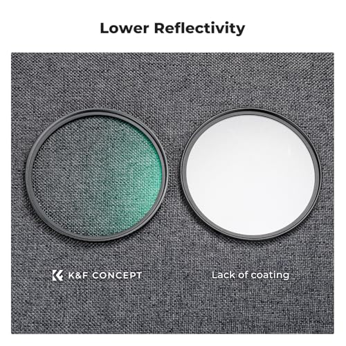 K&F CONCEPT 55mm Black Diffusion 1/2 Filter Mist Cinematic Effect Filter