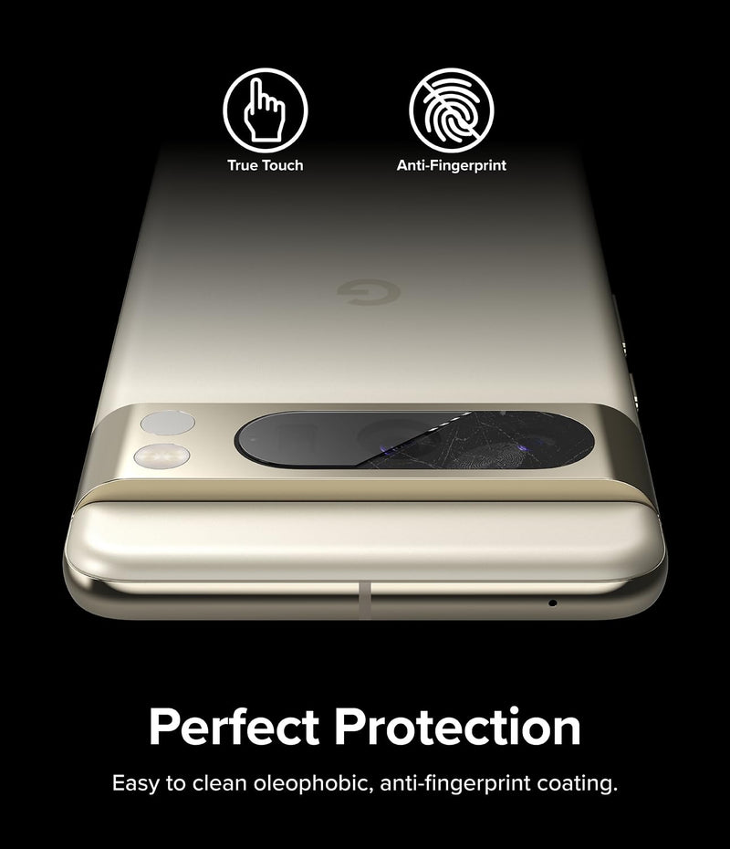 Ringke Camera Glass [Multi-Layer Protection] Compatible with Google Pixel 8 Pro Camera Lens Protector, Tempered Glass Cover - 3 Pack