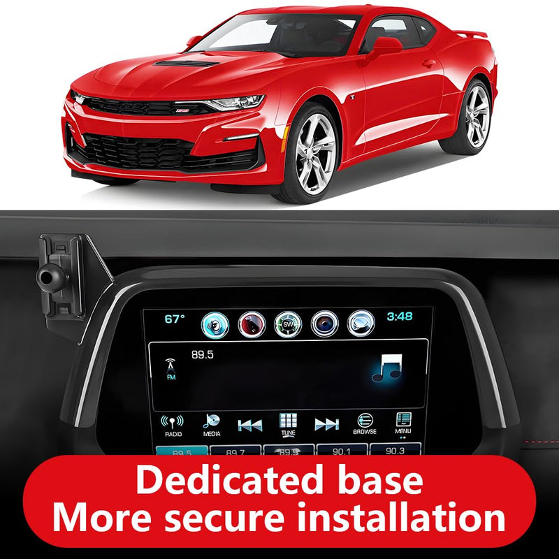 Car Phone Holder for Chevrolet Chevy Camaro 2016 2017 2018 2019 2020 2021 2022 2023 2024 Auto Accessories Navigation Bracket Interior Screen Decoration Dash Board Mobile Cell Phone Mount case