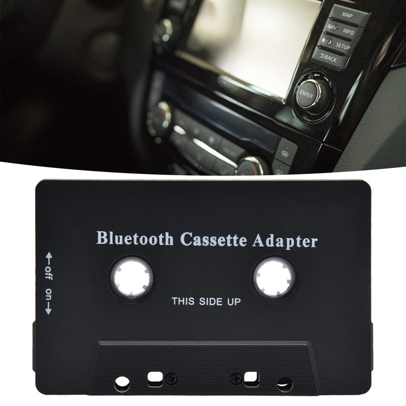 [AUSTRALIA] - Car Tape Player Adapter Cassette Tape Player Adapter Abs Wireless Car Cassette Player Adapter Car Bluetooth Cassette Reiver Converter with USB Cable 