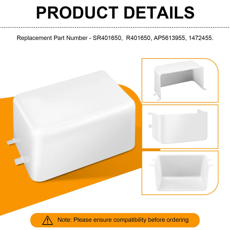 [AUSTRALIA] - SR401650 Range Hood Light Lens Cover for Broan Range Hood QL1, NS6, NS6530WW, QL130WW, Replace Part R401650, 1472455, AP5613955 Light Cover Lense, 2 Pack 