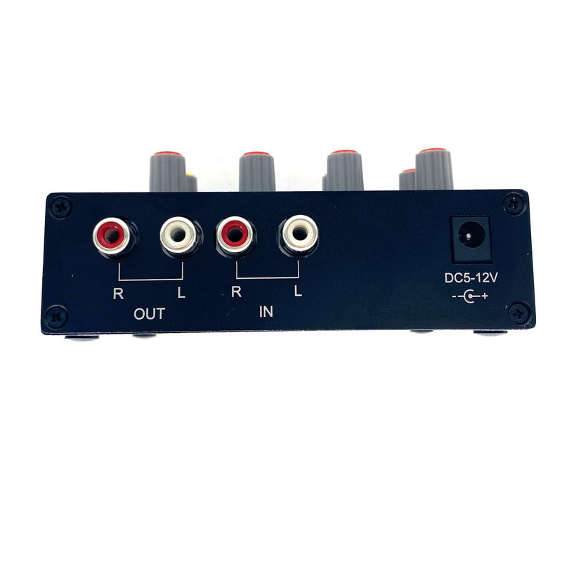 [AUSTRALIA] - EQ-7 Audio Signal Headset Amplifier 7-Band EQ Equalizer 2 Channel Digital Sound Equalizer +12V Power Adapter 