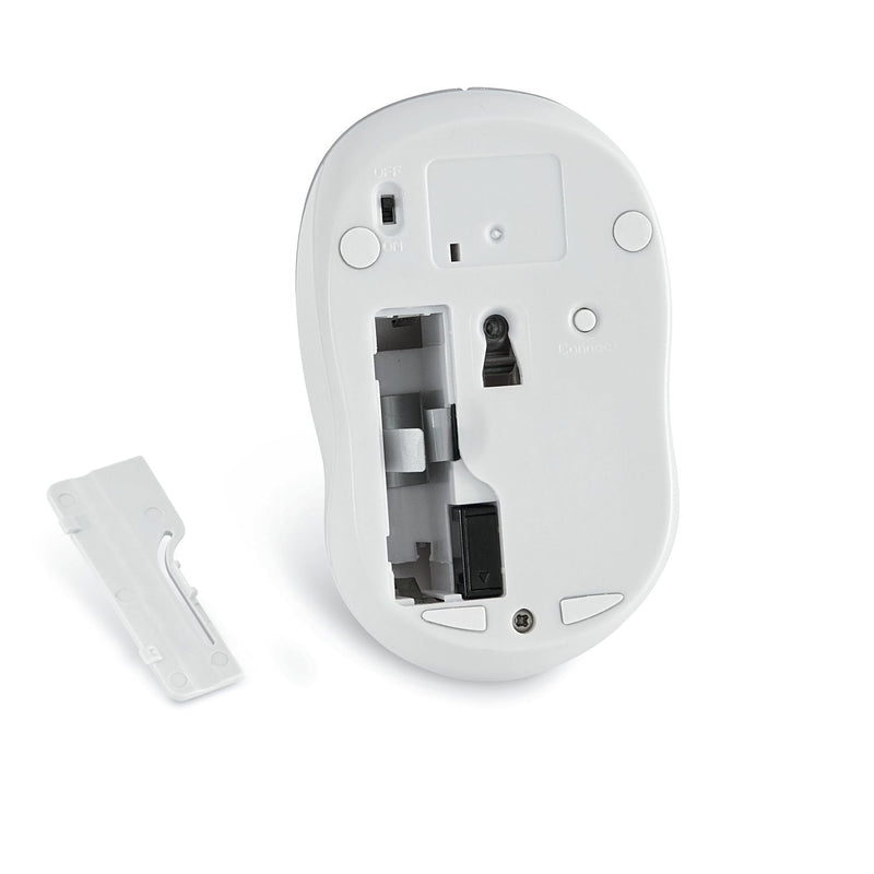 Verbatim Silent Wireless Blue LED Mouse - Silver Silver Mouse