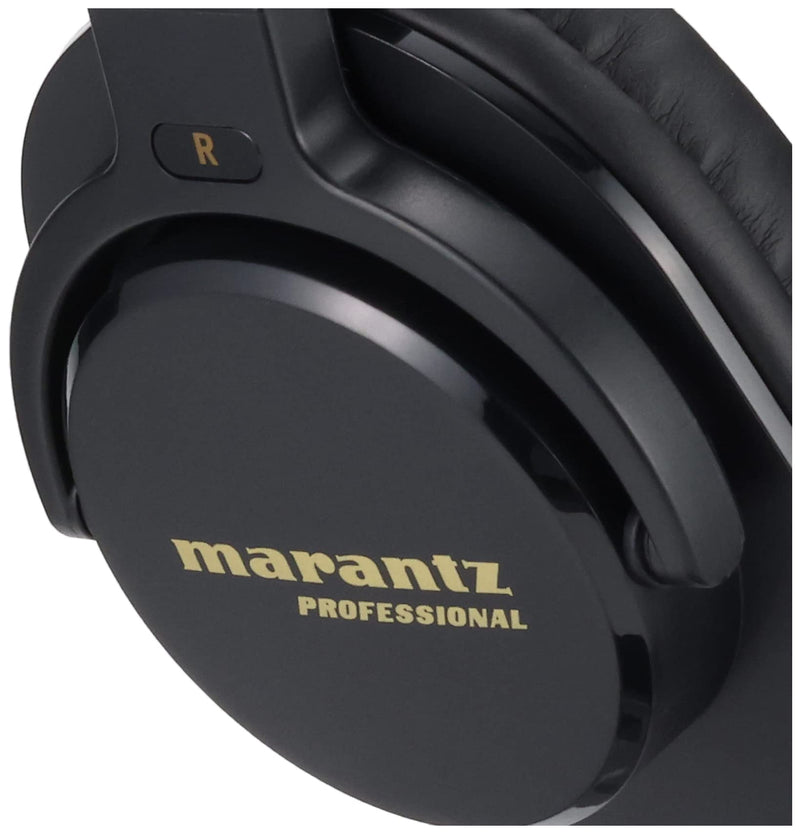 Marantz Pro Monitor Headphones, Enclosed Over-Ear Headphones, Wired 40mm Diameter Driver, Musical Instrument Playing, Distribution, DJ, Gaming, Telework, MPH-1 40mm headphones